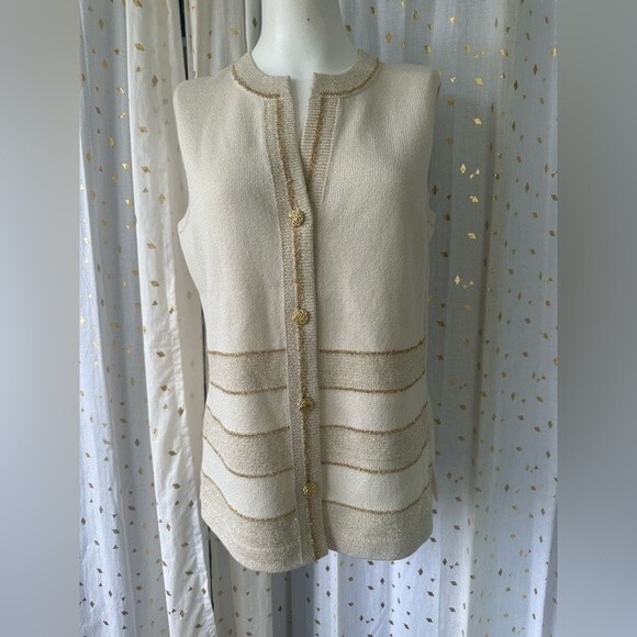 Linda Iki Hawaii Vintage Couture Wool Blend Sweater Knit Tunic Size Medium - Picture 2 of 4